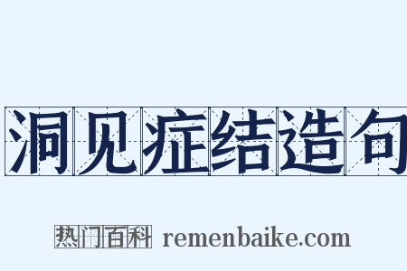 洞见症结造句是什么意思的图片